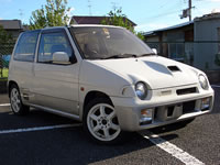 JDM SUZUKI KEI CAR STOCK USED CAR/1990 Suzuki CP21S ALTO WORKS Twincam turbo RS-R AWD Japanese Performance Kei car model sale