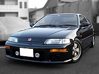 JDM HONDA STOCK USED CAR/1990 HONDA MUGEN modified JDM CR-X SiR B16A VTEC model sale