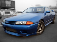 JDM RHD 1990 Nissan Skyline GT-R BNR32 Bayside Blue car FOR SALE