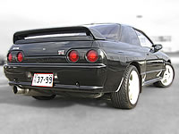 1991 JDM Nissan Skyline GT-R / GTR R32 HKS modified : Rear end view