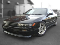 JDM RHD NISSAN STOCK USED CARS FOR SALE 1991 Nissan Sil80 sileighty 180SX modified SR20DET 5spd, black model