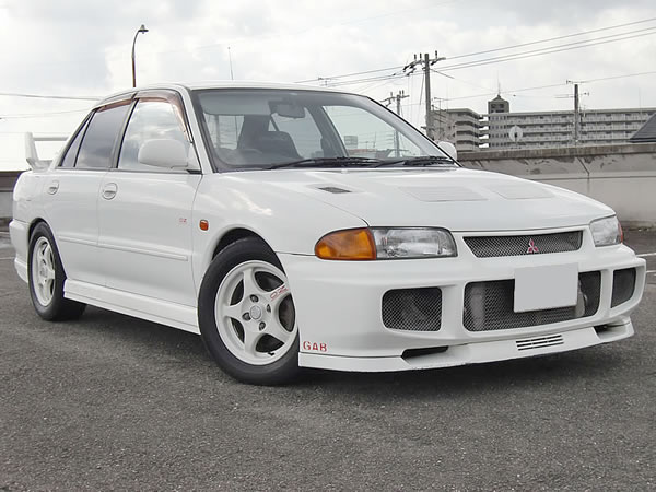 This Mitsu Lancer Evolution EVO3 CE9A is one of MONKY'S INC CANADA CAR 