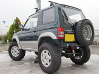 1995 JDM RHD Mitsubishi Pajero Mini Fully Modified : Rear View 