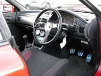 1993/3 Subaru WRX Imprezza Stock Used Car : Interior view