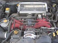 Modified Legacy with Imprezza parts : STi Imprezza Engine swapped