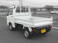 Subaru Samber Dump Mini Truck : Rear View