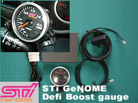 Avaialble Optional Parts : STi GeNOME(Defi Link Meter OEM) Boost gauge 