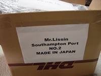 Parts are put into a box, then labeled by the Shipping Mark as Inner Cargo Load, treat as carefully