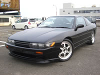 SOLD CAR/1991 JDM NISSAN 180SX modified sil-80 sileighty Black